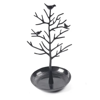 

Jewelry Rack Plastic Earring Beautiful Jewelry Display Rack Earrings Frame Tree Shaped Bird Home Necklace Storage Gifts