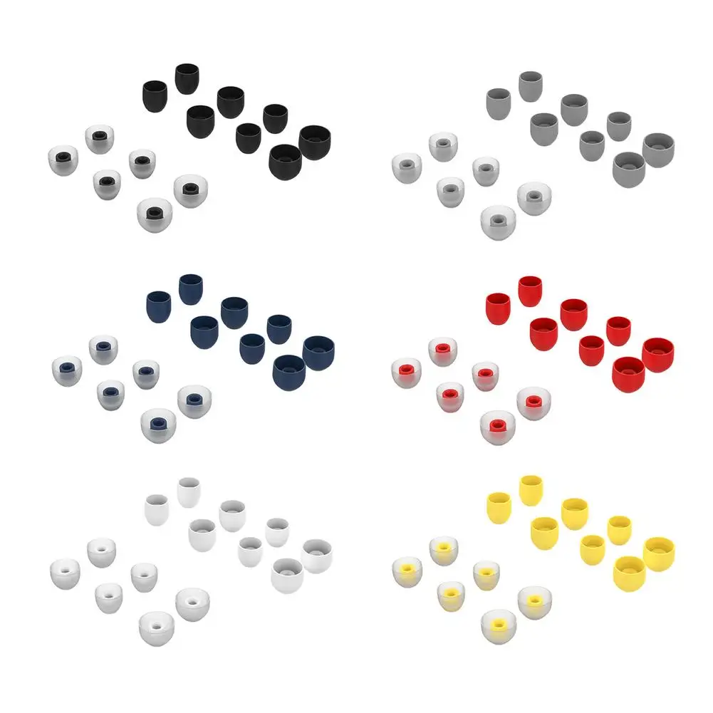 Soft Silicone Ear Caps Tips Replacement for Sony WF-1000XM4 for Sony WF-1000XM3 Bluetooth-compatible Earphones Ear Cap Accessory