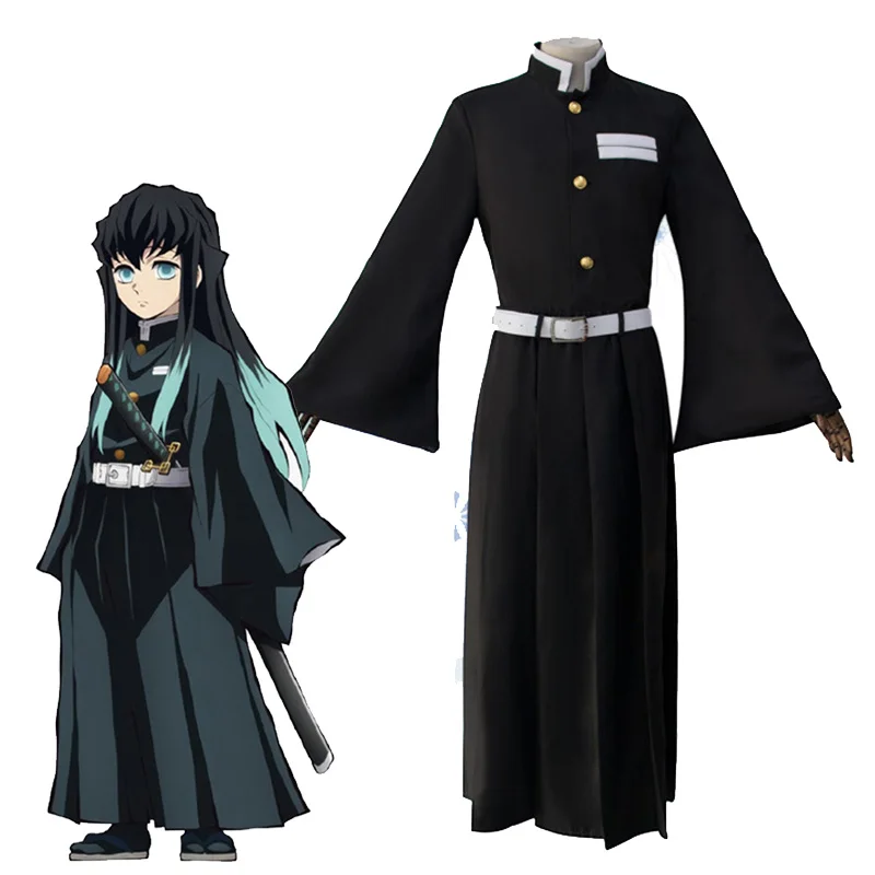 Аниме Kimetsu no Yaiba Demon Slayer Косплей Костюм Kamado Tanjirou Nezuko Agatsuma Zenitsu Tomioka Giyuu Muzan Косплей Аниме - Цвет: Tokitou Muichirou