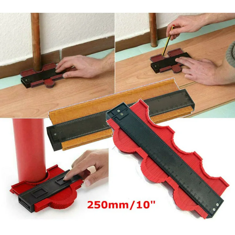 

Plastic Irregular Shaper Profile Ruler Gauge Duplicator Contour Scale Template Curvature Scale Tiling Laminate General Tools