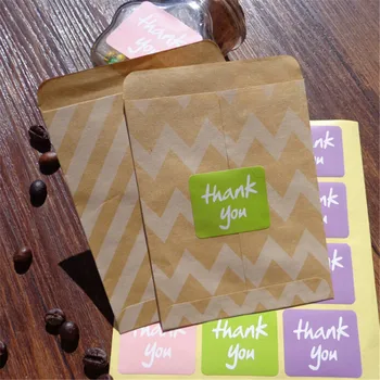 

120pcs Thank You Seal Stickers Gift Stationery Sticker For Homemade Bakery Cake Packaging Sealing Label Handmade Kraft Sticker