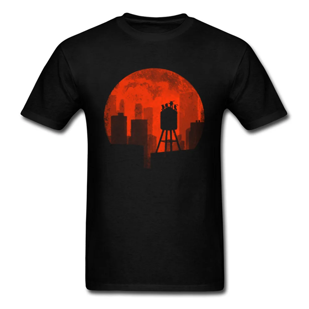 Four_Ninjas_8231 Pure Cotton Tshirts for Men Short Sleeve Tops Tees Brand New Summer/Autumn Round Neck T-shirts 3D Printed Four_Ninjas_8231 black