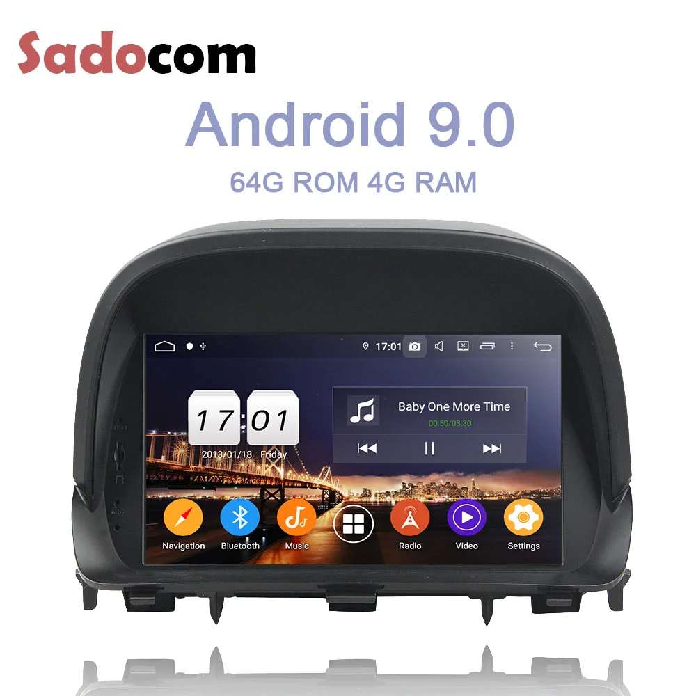 DSP 2 din Android 9,0 8 ядерный 4G+ 64GB rom автомобильный dvd-плеер gps Авторадио Bluetooth 4,2 для Buick Encore Opel MOCCA 2012 2013
