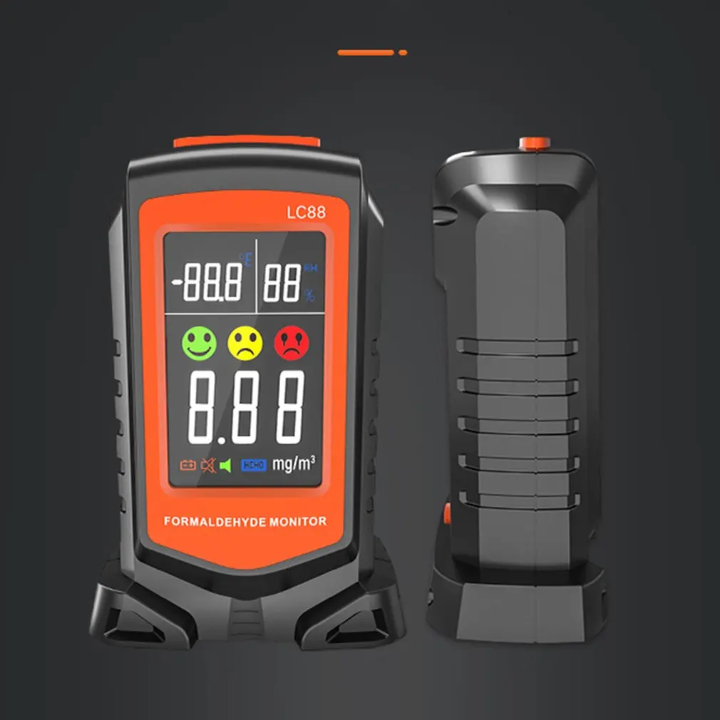 Digital Formaldehyde Detector HCHO/ Temperature/ Humidity Tester Air Quality Monitor AQI Gas Analyzer