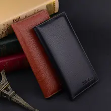 Мужской Двойной Кожаный мульти держатель для кредитных карт Чековая книга длинный кошелек клатч