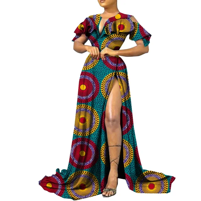 Ify African High Slit Party Dress