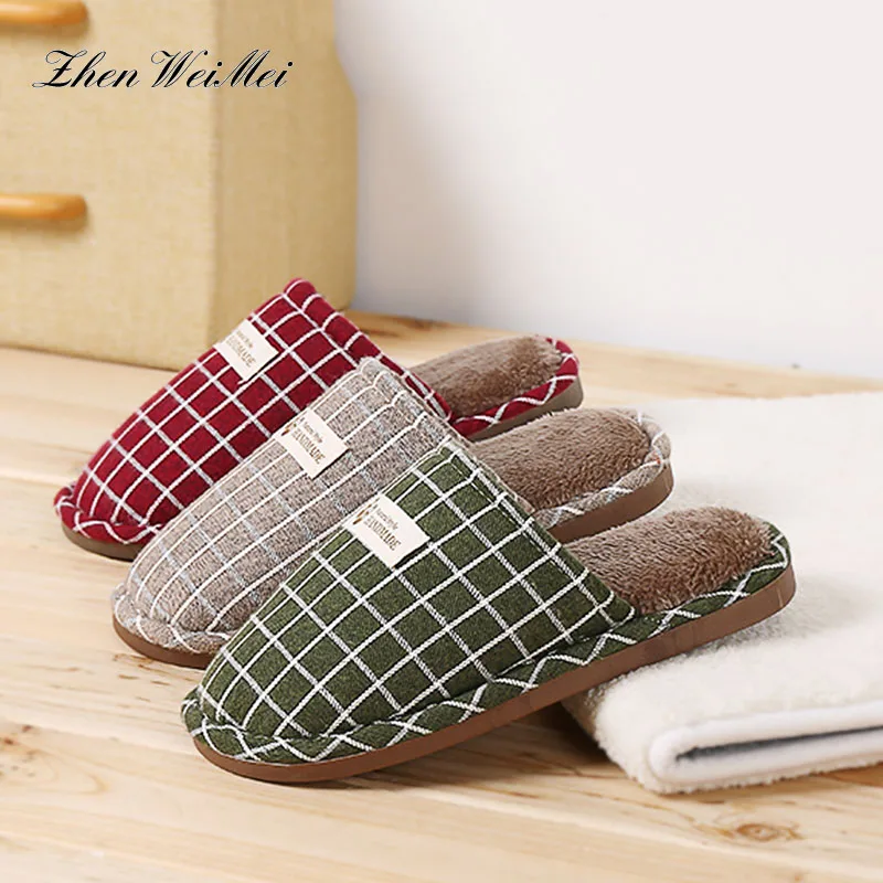 

Winter Warm Wool Short Hairiness Slippers Couple Large Size Home Warm Cotton Slippers Indoorwomen Men Anti-slippery Thick Bottom