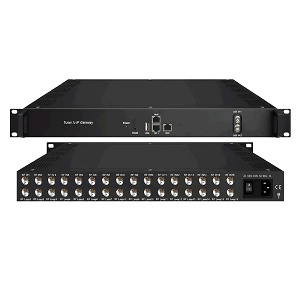IRD FTA DVB-S2 to IP MPTS output 8 or 16 DVB-S2X dvb-c dvb-t /t2 isdb ATSC out tuners multiplexer NDS3107G | Электроника