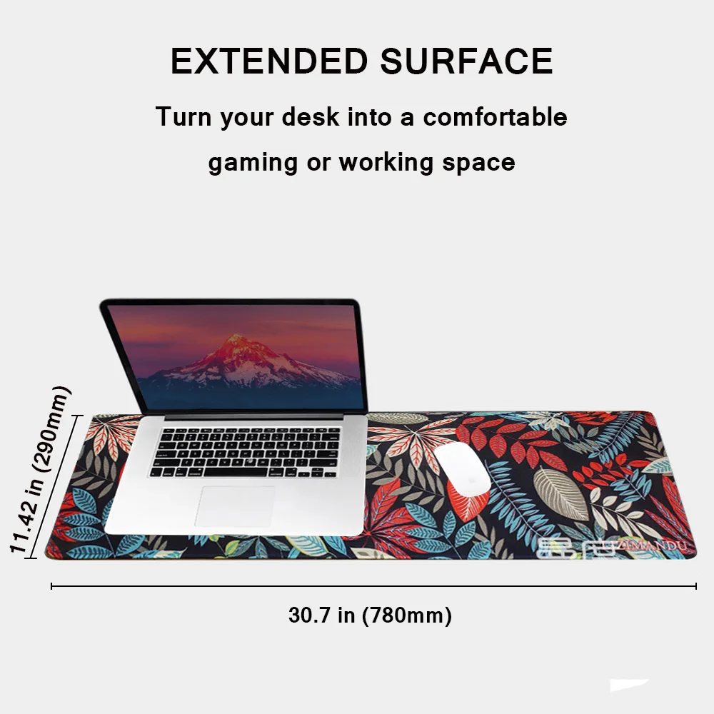  Large Size Gaming Mouse Pad Anti-slip Natural Rubber PC Computer Gamer Mousepad Desk Mat Locking Ed
