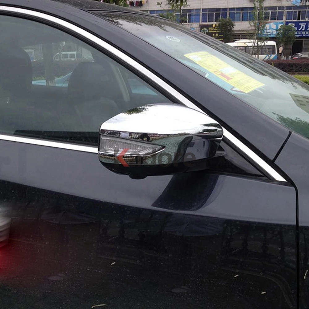 Для Nissan Teana L33 Altima 2013 хромированная Боковая дверь зеркало заднего вида крышка планки автомобильные аксессуары