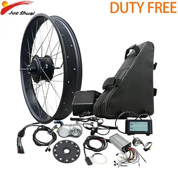 

Fat Tire 4.0 Electric Bike Conversion Kit with Battery 48V1000W Rear Motor Wheel Hub Motor Kit Bicicleta Electrica E Bike Ebike