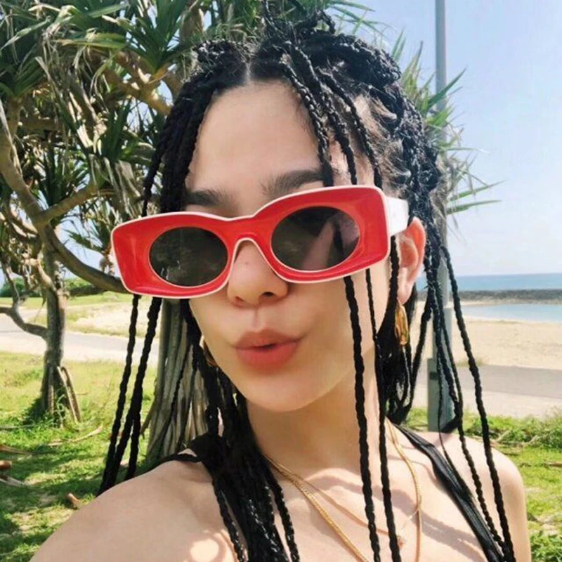 

2019 Hip Hop Sunglasses Women Men Bold Quality Oval Fashion Trend Sun Glases Concave Frames Candy Color Shades