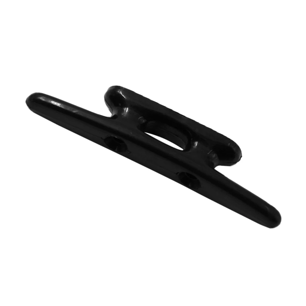 1 Pcs 4' Black Nylon Closed Base Marine Boat & Dock 4 in Cleat