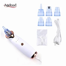 Электрический вакуумный отсос угрей машина с 5 зондами для удаления пор лица черные головки глубокое очищение красота уход за кожей Инструмент