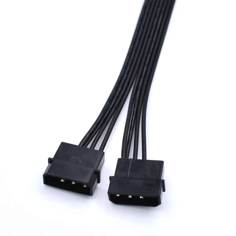 18AWG Dual Molex 4 pin to 8-Pin PCI Express Video Card Pci-e ATX PSU Power Adapter Cable