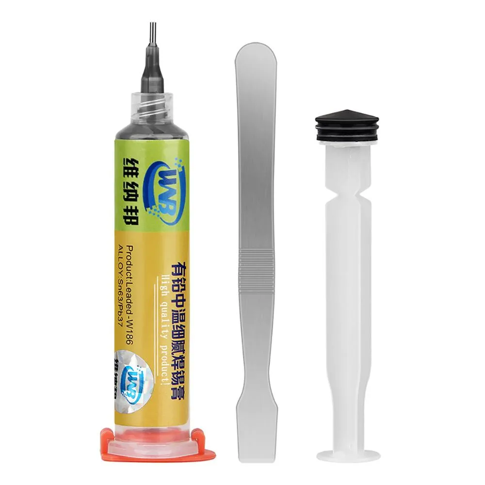 10CC Soldering Paste Flux Leaded Sn63/Pb37 183℃ Syringe Liquid Solder Tin Paste BGA PCB Welding Repair Tool|Welding Fluxes| - AliExpress