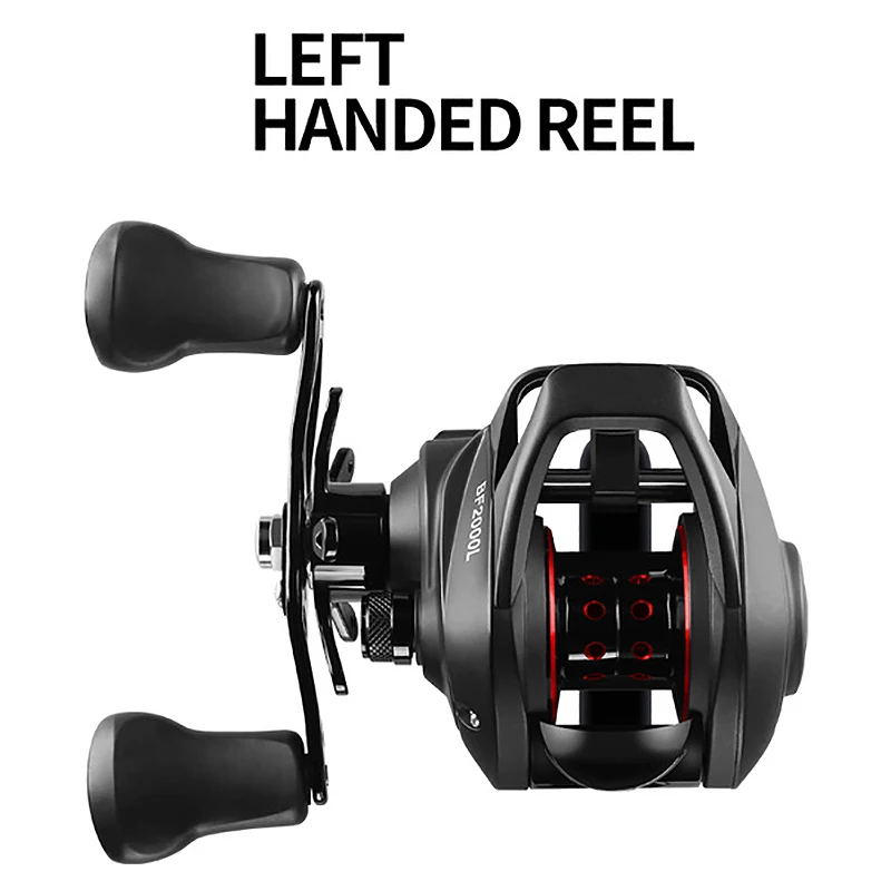 Bf2000 Reel High Speed 7.2:1 Gear Ratio 12+1Bb Fresh/Saltwater Magnetic Brake System Ultralight Fishing Reel(Left Hand
