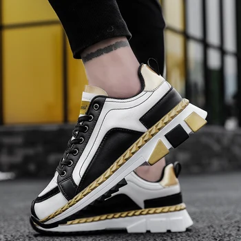 

Mesh outdoor fashion sneakers men's casual shoes lace-up shoes comfortable breathable shoes New high-top shoes casual sneakers