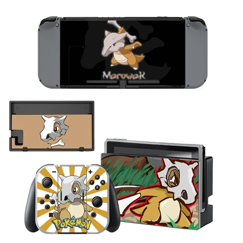 Vinyl Stickers For Nintend Switch Pokemo Skins Decal For Nintendos Switch Console Joy-con Controller Dock Protection - Цвет: YSNS1417