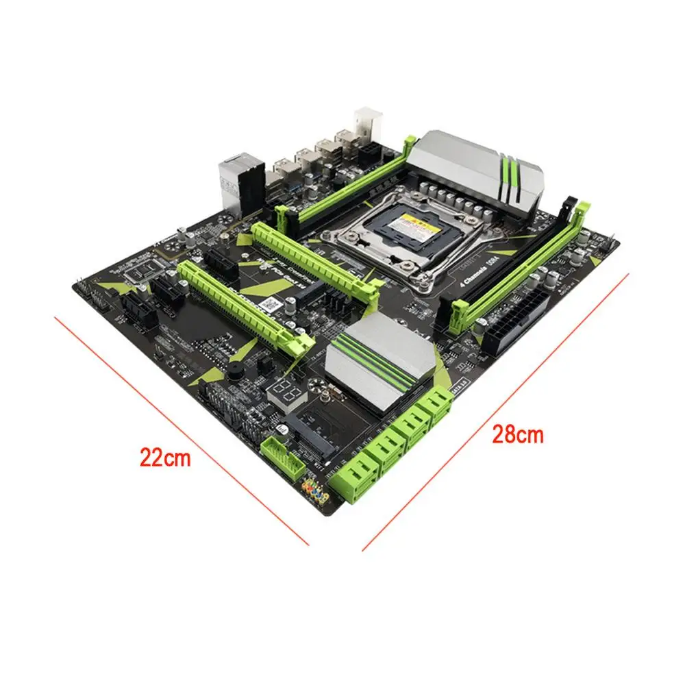 인텔 I7 E5 4 채널 DDR4 2133/2400/2800 32G RAM,NVME SSD M.2,SATA2.0,USB3.0,PCIE16X 슬롯 용 X99 LGA2011-3 마더 보드