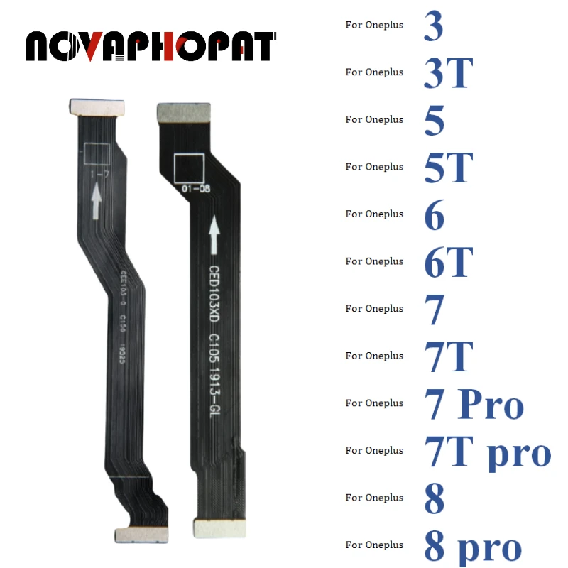 Материнская плата Novaphopat Flex для Oneplus 5 A5000/5 T A5010 материнская Подключения ЖК-шлейф