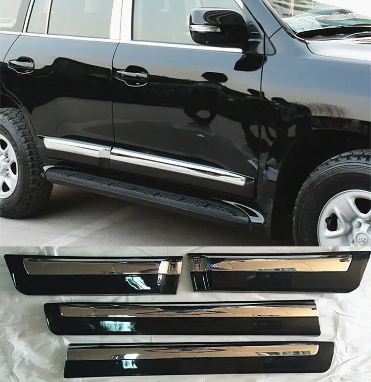 Молдинг двери для Toyota Land Cruiser LC200 FJ200 черный приводной боковой 2008