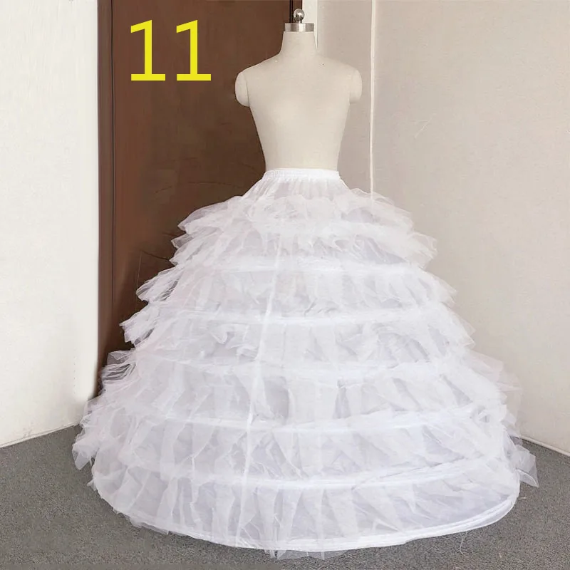NO.11 E JUE SHUNG Свадебная Нижняя юбка кринолин короткое платье маскарадная юбочка маленькая ярусная юбка для девочек - Цвет: NO.11