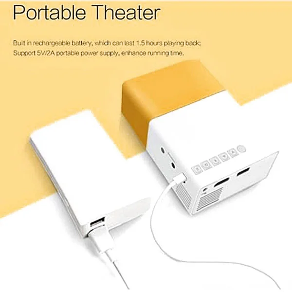 Escritório em Casa Projetor Mini Portátil Teatro 1080 p Amarelo Sp99 hd 8 Cheap Sistema de conferência