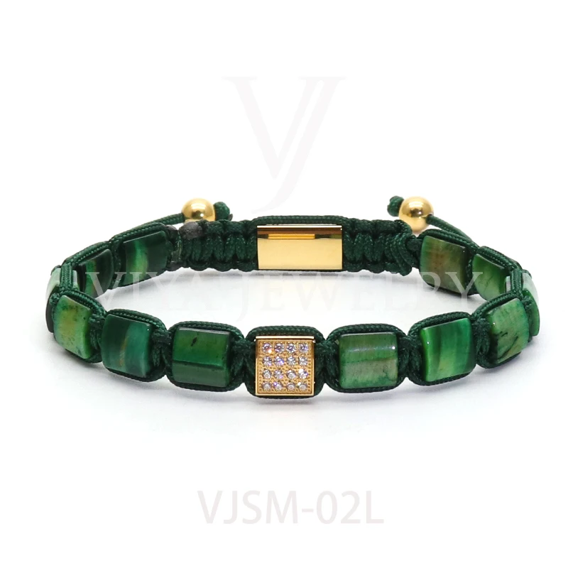 Handmade 8mm Square Lapis Beads Macrame Bracelet Braided Adjustable BeadsChrismas/Birthday Gift For Men Jewelry +LOGO | Украшения и