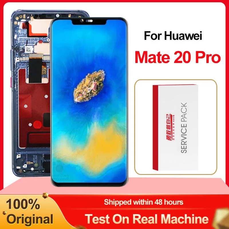 100% Оригинальный 6 39 ''OLED дисплей для Huawei Mate 20 Pro LYA-L29 LCD сенсорный экран