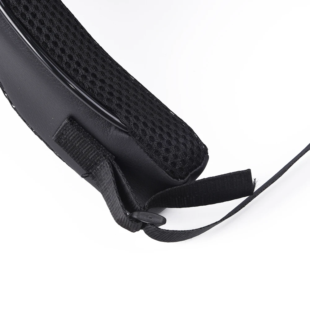 1* кожаная Автомобильная Подушка Авто памяти хлопок сиденье шеи подголовник мягкий черный+ красные полоски