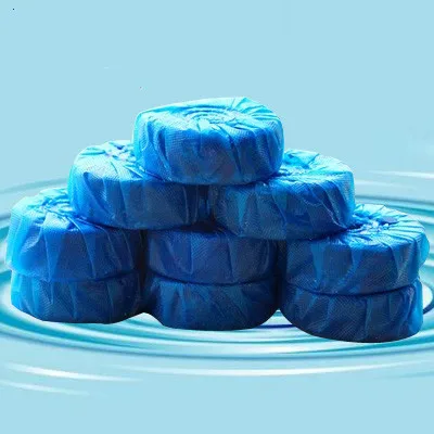 Упаковка из 10 шт. синие пузыри, для унитаза очиститель Ванная комната прочная автоматическая Туалетной ручная освежитель воздуха для туалета унитаз Po