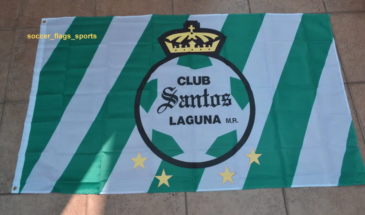 3ft x 5ft 3 x5ft Santos Laguna баннер, флаг печати баннер, флаг из полиэстера Размеры 150*90 см