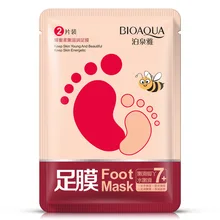 1 пара bioaqua Медовая маска для ног против морщин увлажняющая отшелушивающая для ступней спа педикюр уход за кожей ног