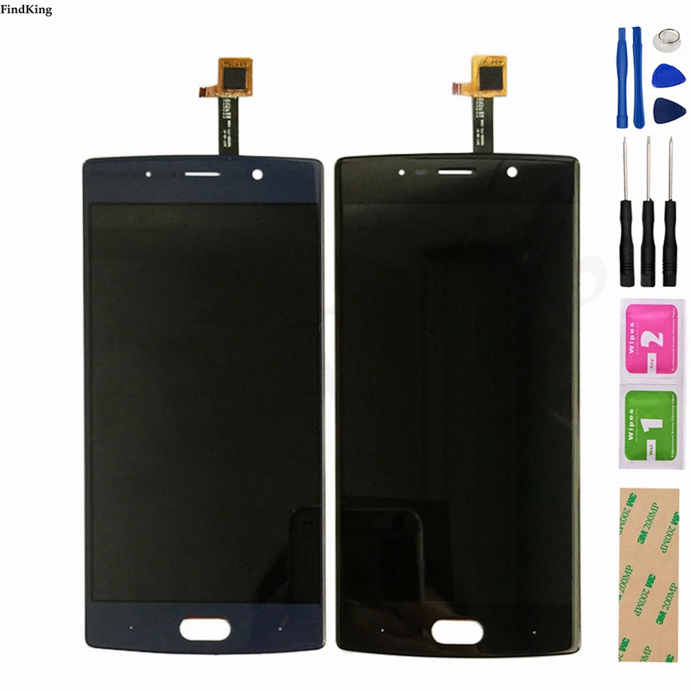 5 ''испытания сенсорный экран Экран ЖК-дисплей Дисплей Для Doogee BL7000 кодирующий
