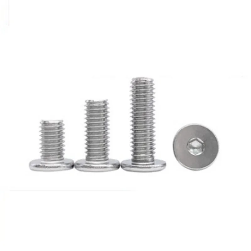 CM Super Low head B 10-50 шт. m2 m2.5 m3 m4 m5 M6 нержавеющая сталь DIN7984 и см ультра-тонкий супер низкая тонкая короткая головка Шестигранная крышка винт - Цвет: CM Super Low head B