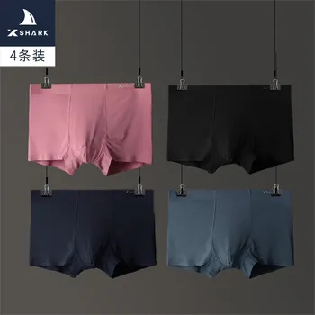 

Men's Underwear Plus-sized Trunks Thin Viscose Fiber Incognito Breathable Loose Fat Shorts a