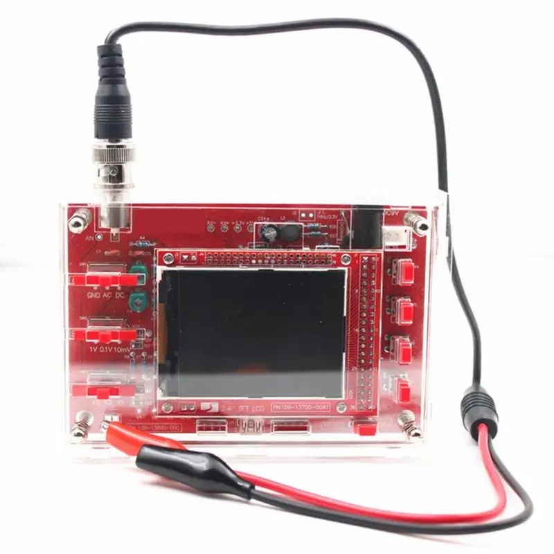 2," TFT карманный цифровой осциллограф Набор diy части ручной+ акриловый DIY чехол оболочка для DSO138