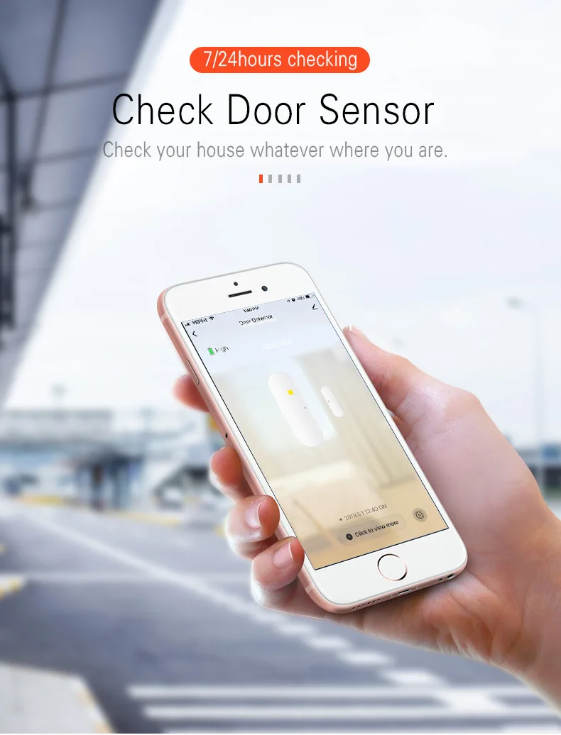 Tuya умный WiFi датчик для двери открытые/Закрытые детекторы Совместимость с Alexa Google Home IFTTT Smart Life