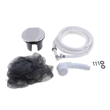 Лодка морской транцевый душ ж/нейлоновый шланг и белый распылитель