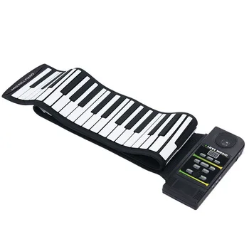 

Hand roll piano 88 key thickened with horn keyboard portable piano silicone keyboard cross-border heat