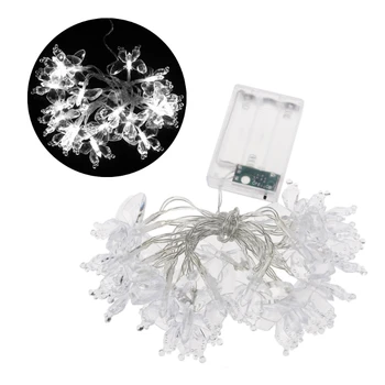 

2.2m 20 LED Waterproof Butterfly Fairy String Light Battery Operated Xmas Party Decor
