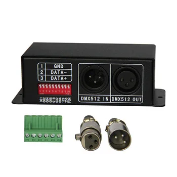 

BC-803 3 channels 5A dmx decoder DMX512 RGB controller RGB triple tape light controller