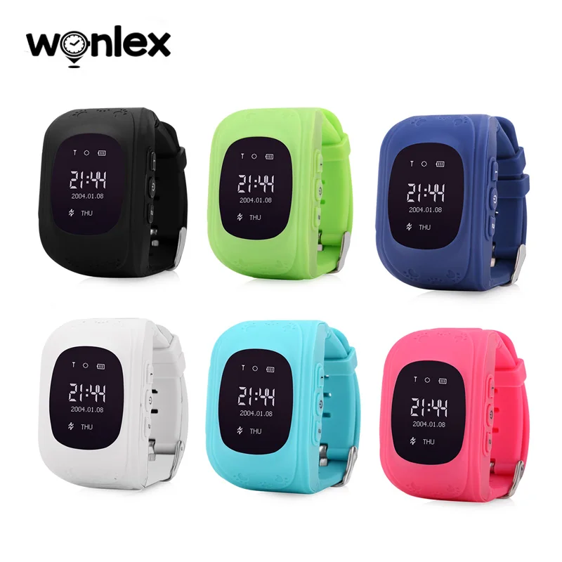 Wonlex Q50 умные часы 2G GPS детские анти-потерянные локаторы SOS защитные