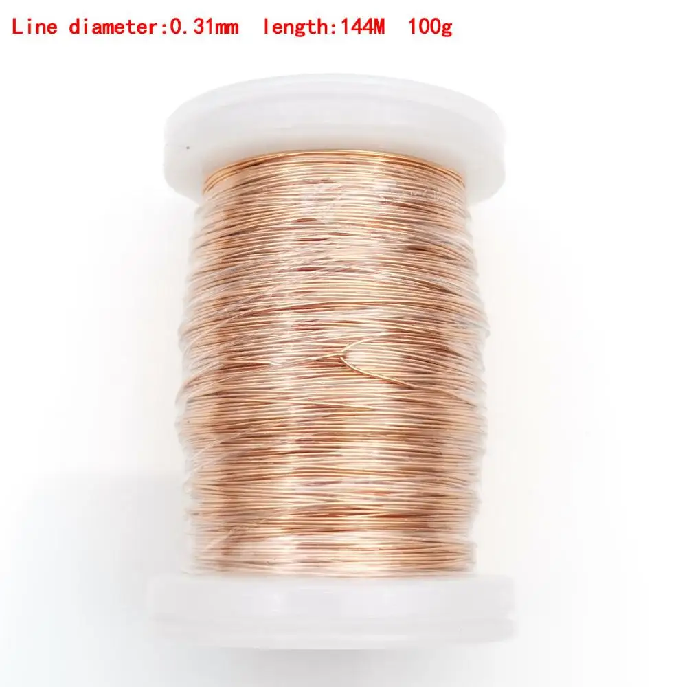 0.13mm 0.25mm 0.51mm 1mm 1.25mmQA Enameled Copper Wire Magnetic Wire For Inductance Coil Relay Electric Meter Coil Winding - Цвет: 0.31mm  100g