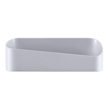 

Single Tier Punch-free Strong Self-adhesive Wall Mounted Type Big Storage Box Strong Glue kitchen Bathroom Toilet Shelves