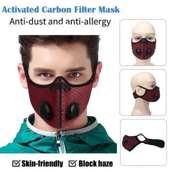 

Activated Carbon Outdoor Mouth maska Solid Face maska masque maska breathable maske Personal Health Care mascarillas