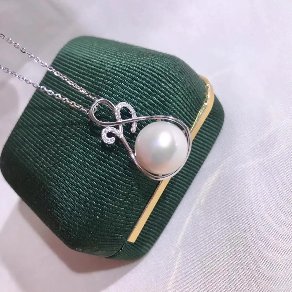 

Свадебный кулон из стерлингового серебра 925 пробы с установками для установки деталей для жемчужного кристалла Нефритового агата 5 шт./лот