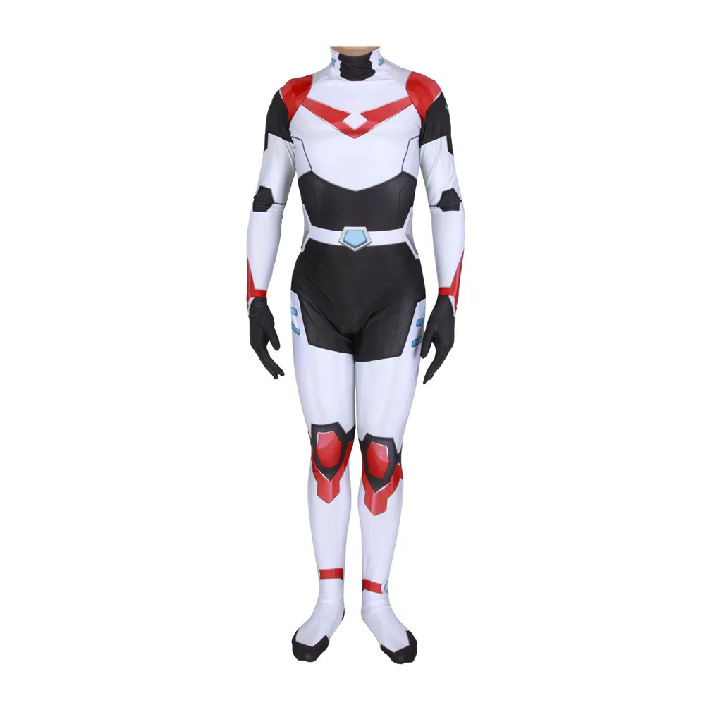 Voltron Defender of the Universe, карнавальный костюм, красный, черный, шесть цветов, комбинезон, костюм на Хэллоуин для взрослых детей