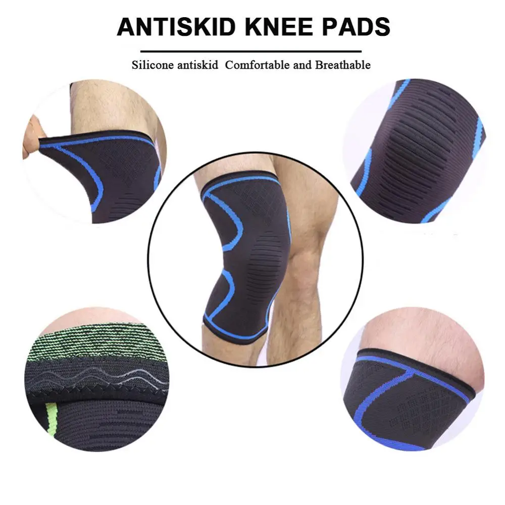Fitness Basketball Cycling Knee Pads Sleeve Arthritis Elastic Nylon Sports Kneepad Support Tennis knee Support Braces Voleyball